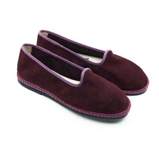 Friulane - SUEDE| Rubino - Rose Antico Ganse - Women &amp; men 