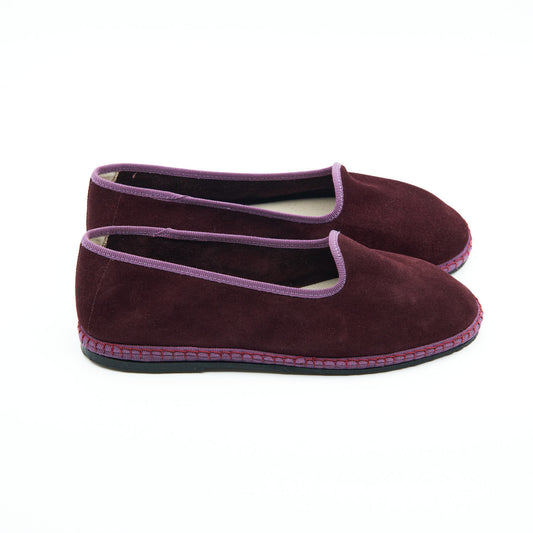 Friulane - SUEDE| Rubino - Rose Antico Ganse - Women &amp; men 