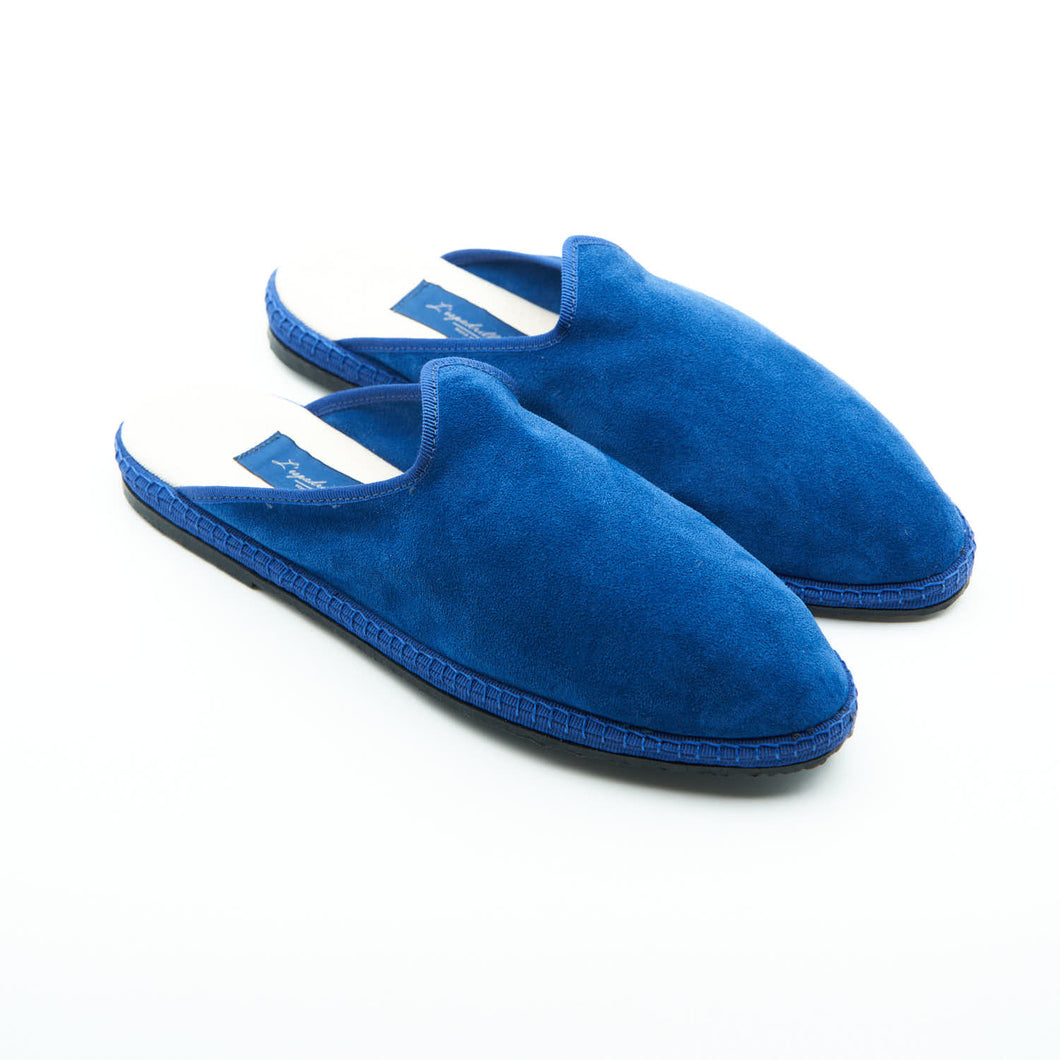 Friulane sabot - Daim | Bleu Royal -30%