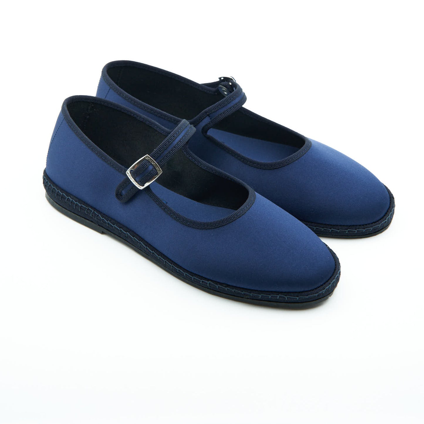 Friulane Mary Jane - Bleu Smoking | Satin