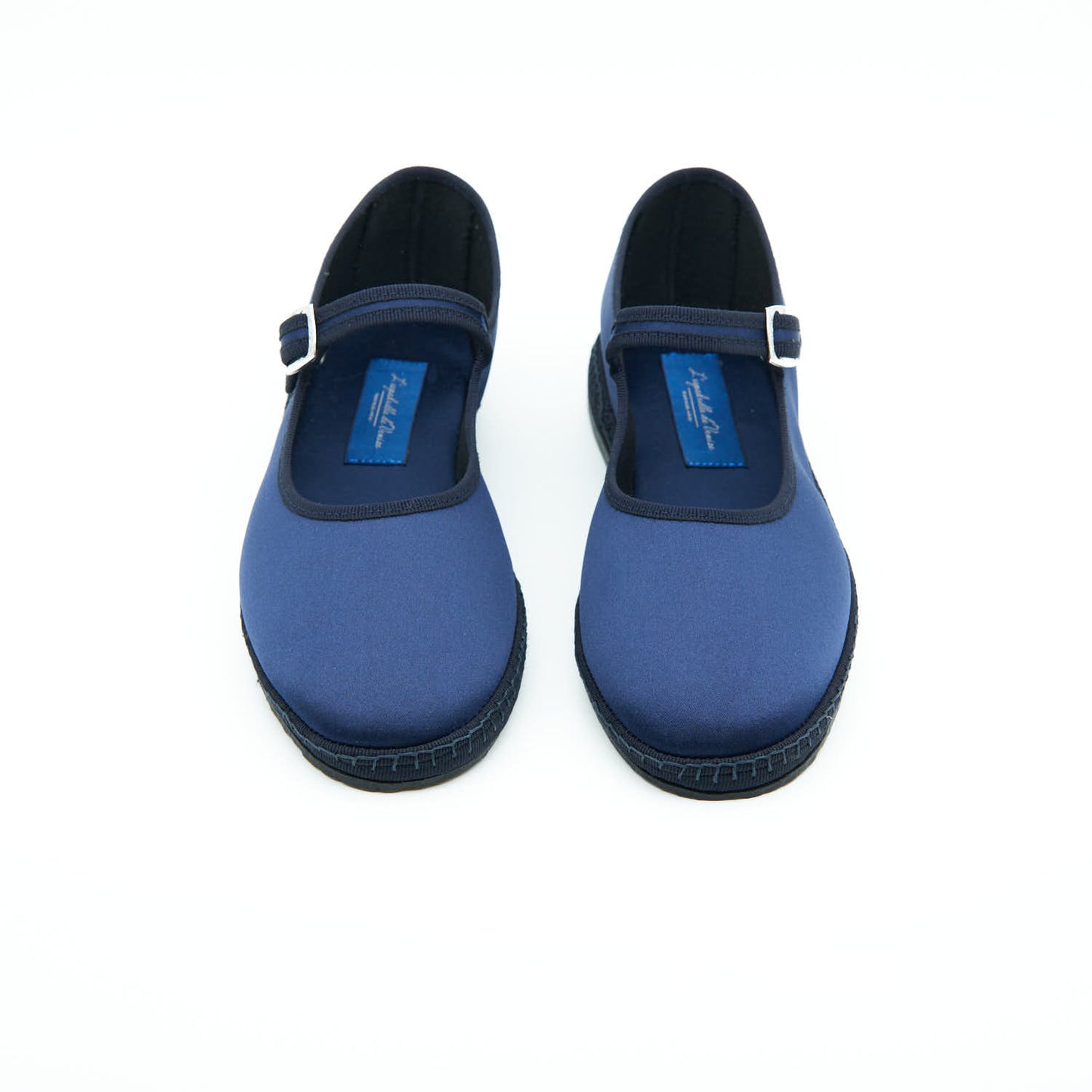 Friulane Mary Jane - Bleu Smoking | Satin