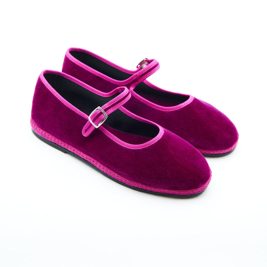 Mary Jane - Fuschia | Pink braid 