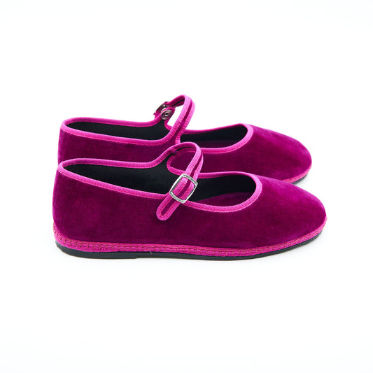 Mary Jane - Fuschia | Pink braid 