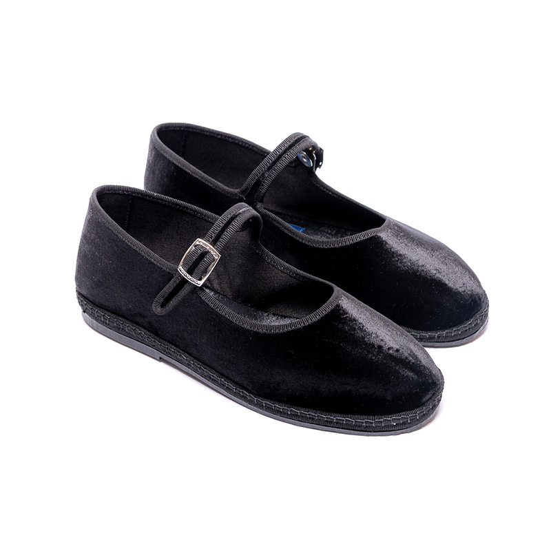 Mary Jane – Seidiges Schwarz | Schwarzer Zopf 