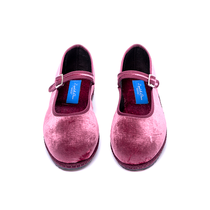 Mary Jane – Seidiges Samtrosa | Rosa Zopf 