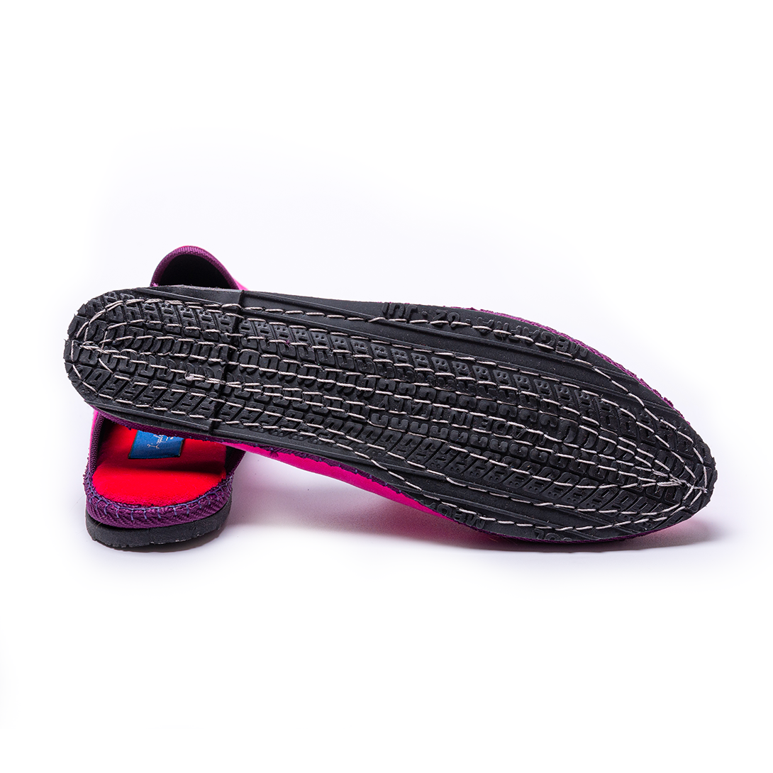 Friulane Clog - Pink Magenta I Purple Strap 