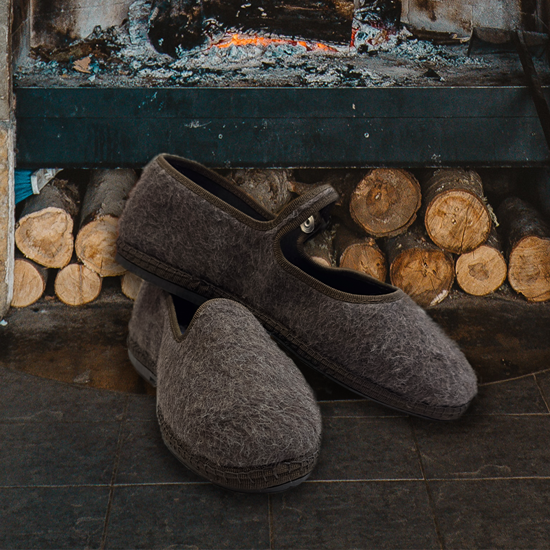 Friulane Mary Jane – EXCELLENCE-Serie | ALPAKA Dunkelbraun 