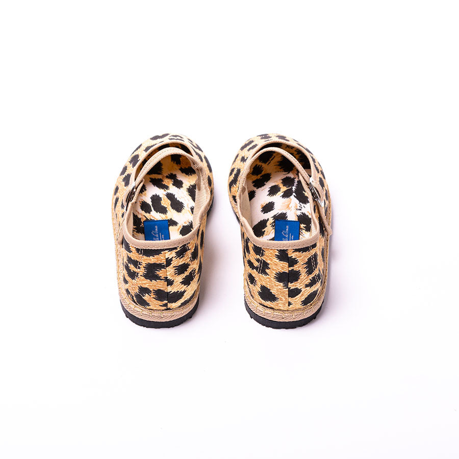 Furlane Mary Jane - Toile Impression Fauve