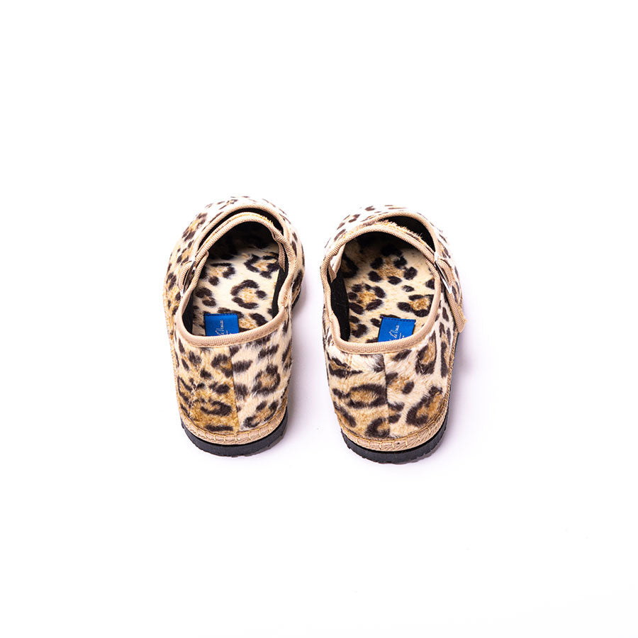 Furlane Mary Jane - Velours impression Fauve