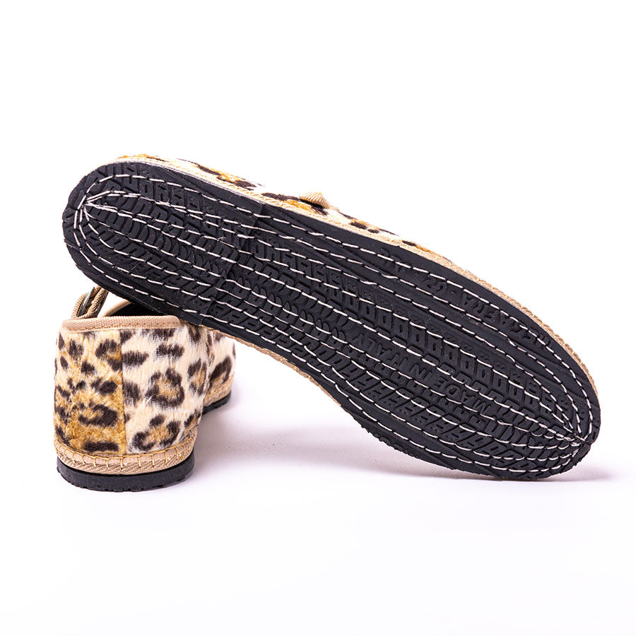 Furlane Mary Jane - Velours impression Fauve