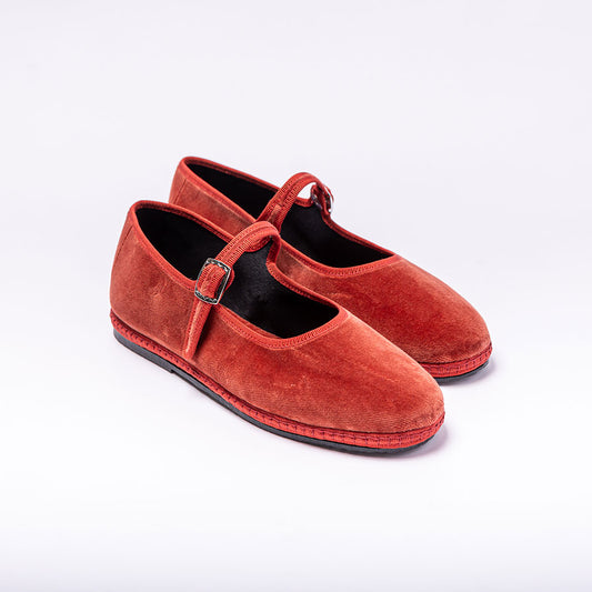 Furlane Mary Jane -  Orange Brulé | Ganse Orangé