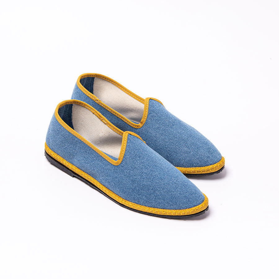 Friulane Paradisio - Toile Bleu jean I Ganse Ocre