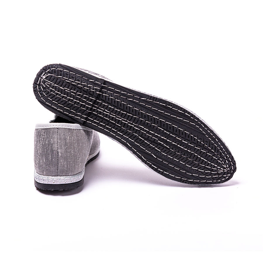 Friulane Paradisio - Soie sauvage Gris argent I Ganse Blanc