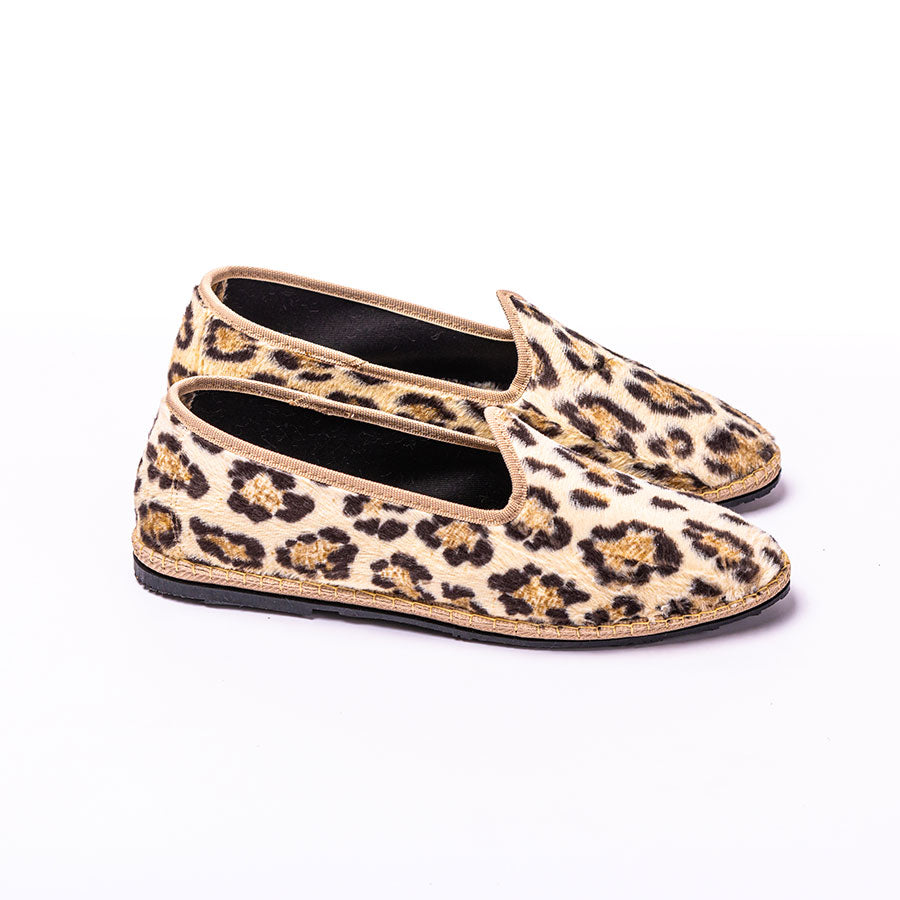 Friulane Paradisio - Velours Impression Fauve I Ganse Ecru