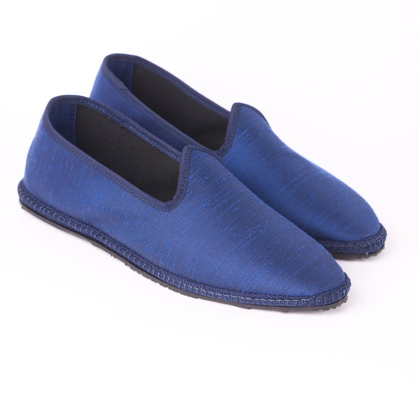 Friulane Paradisio - Shantung Bleu - Soie Sauvage -20%