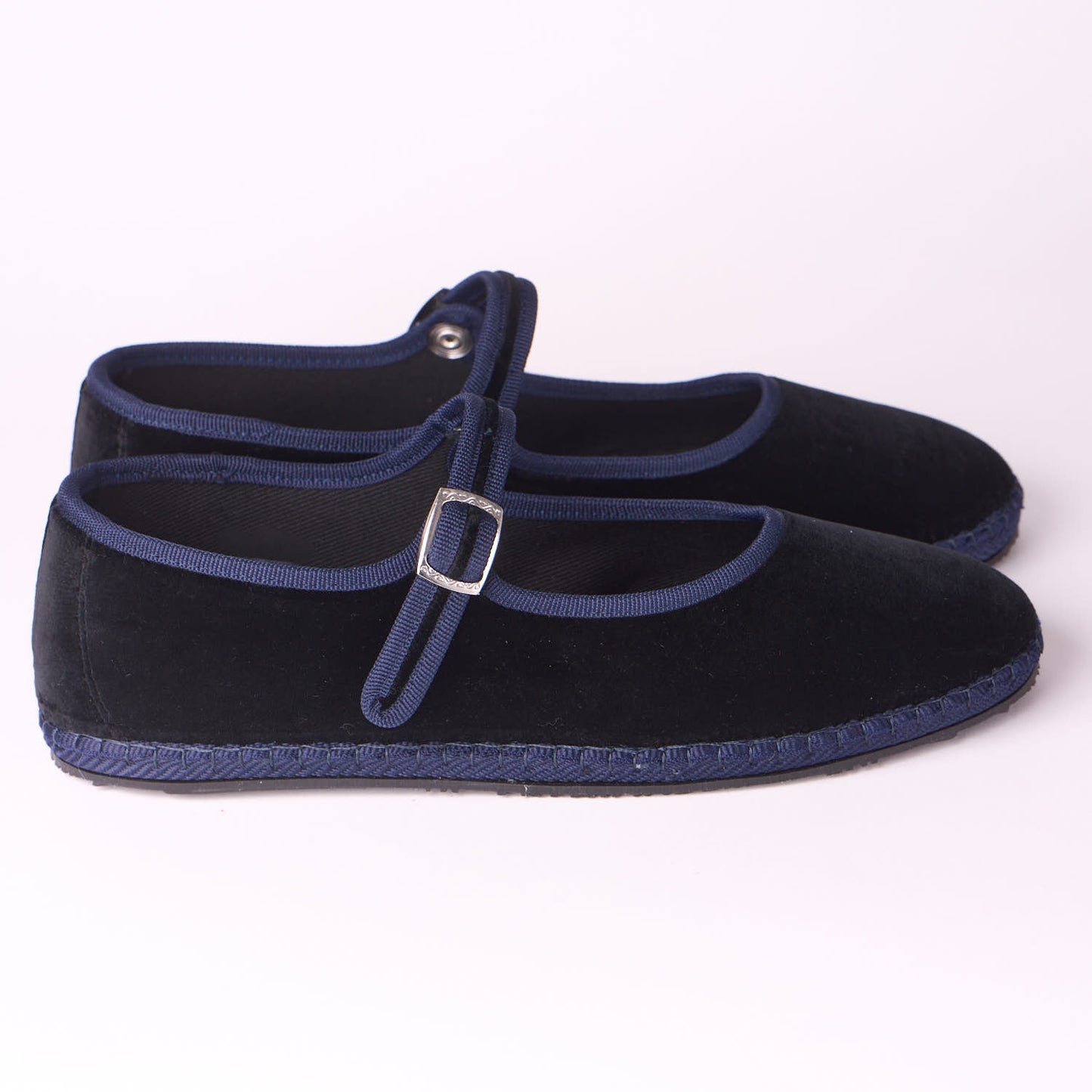 Mary Jane - Black | Navy Trim 
