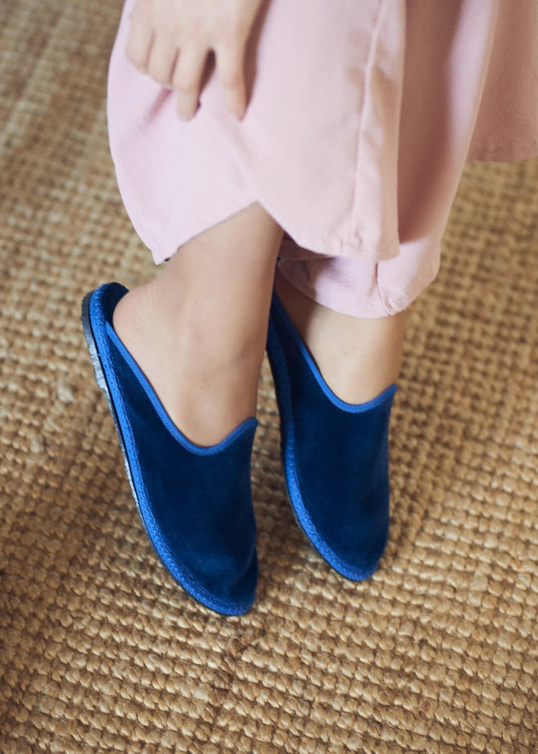 Friulane Clog - Navy | Bleuette braid 