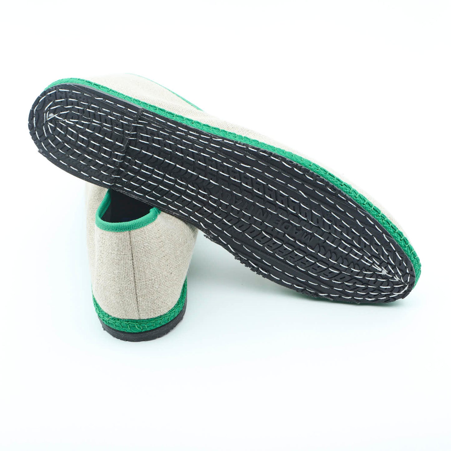 Friulane Paradisio – Beige | Grüne Borte - Canvas 