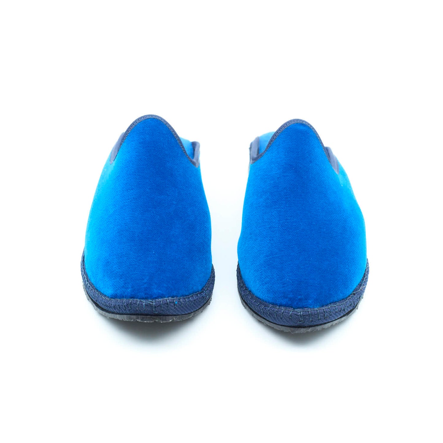 Friulane Sabot – Königsblau | Schwarzer Zopf 