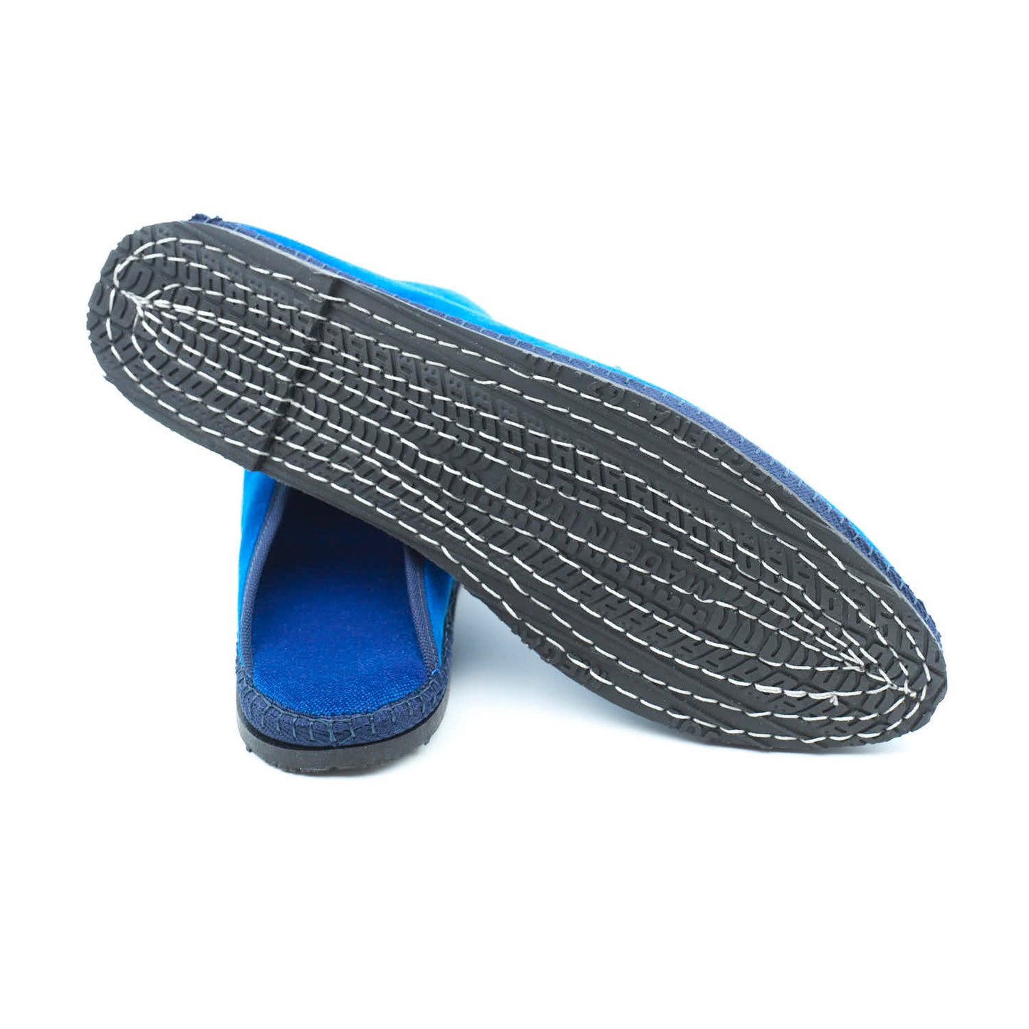 Friulane Sabot – Königsblau | Schwarzer Zopf 