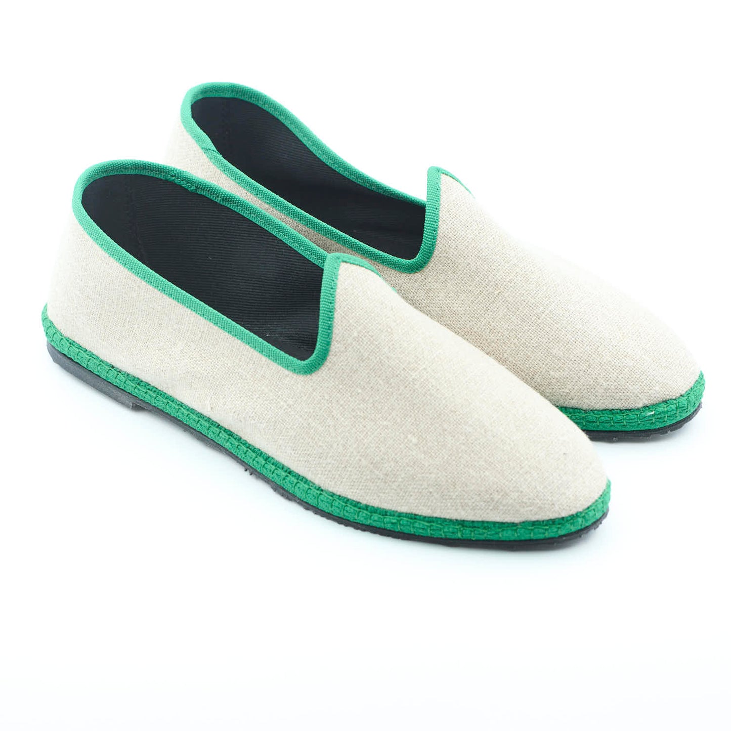 Friulane Paradisio – Beige | Grüne Borte - Canvas 