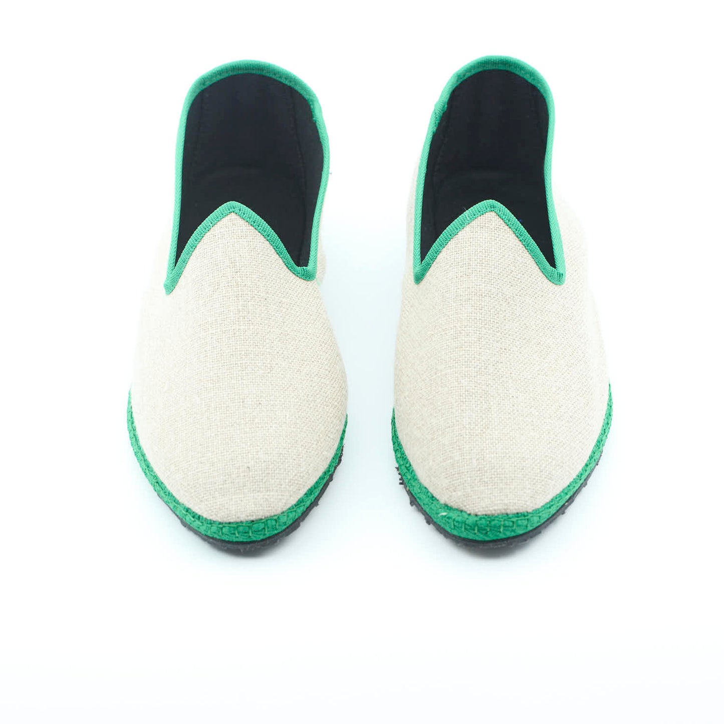 Friulane Paradisio – Beige | Grüne Borte - Canvas 