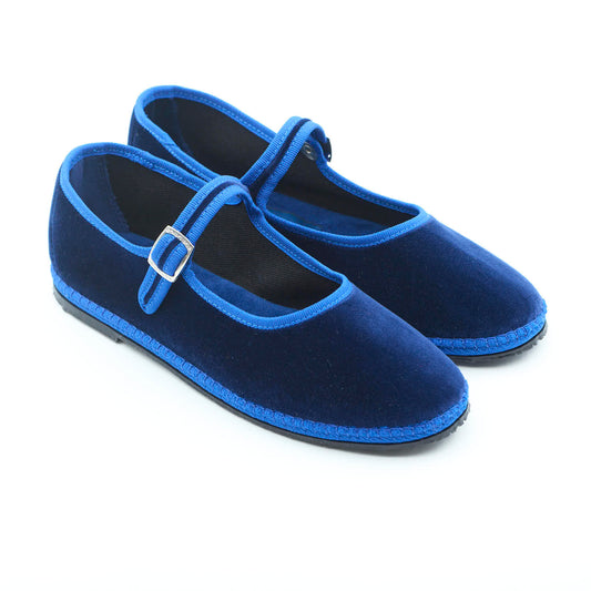Mary Jane - Navy Blue | Blue Trim 