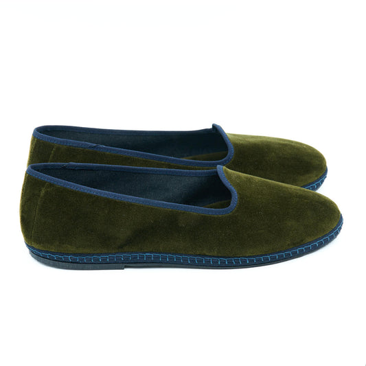 Friulane - Vert Loden | Ganse Marine - Elle & Lui